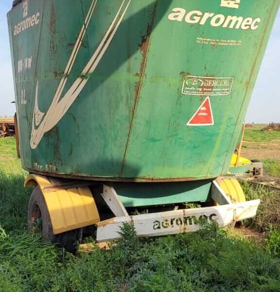 Mixer Agromec 14 M3, año 2016, Balanza Hook_ Ex Diez